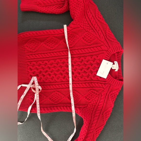 J.Crew factory Kids' cable-knit fisherman sweater size xs - Picture 2 of 6